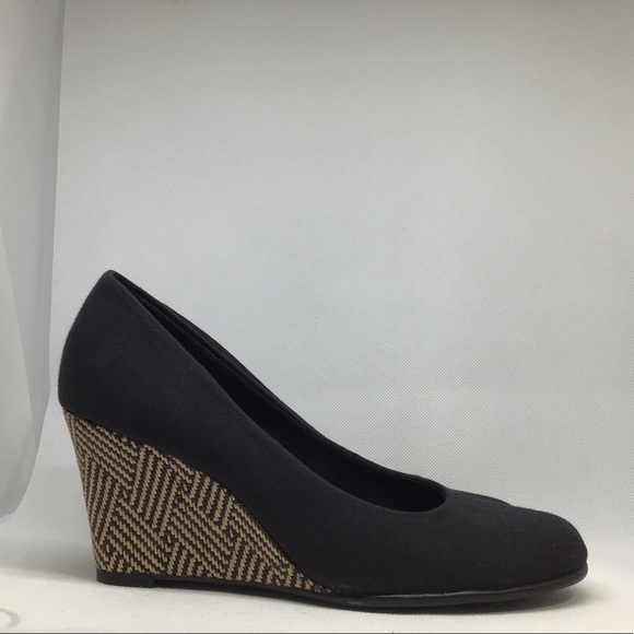 What’s What by Aerosoles Art Deco Wedge Pumps 7.5 - Picture 3 of 8